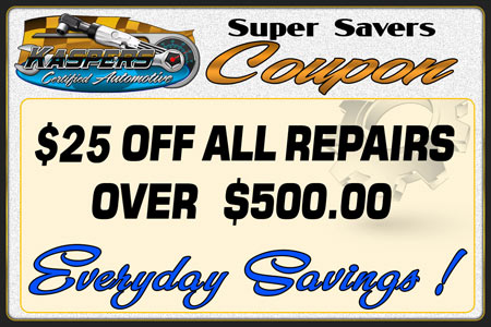 Download And Print Kaspers Korner New Jersey Auto Repair $25 Off Super Saver's Coupon